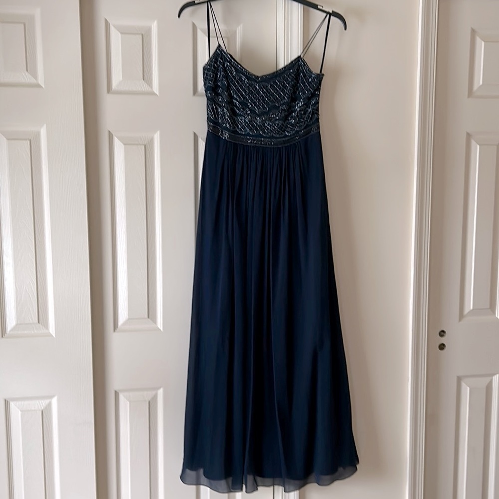 Adrianna Pappel Navy Evening Dress Size 6